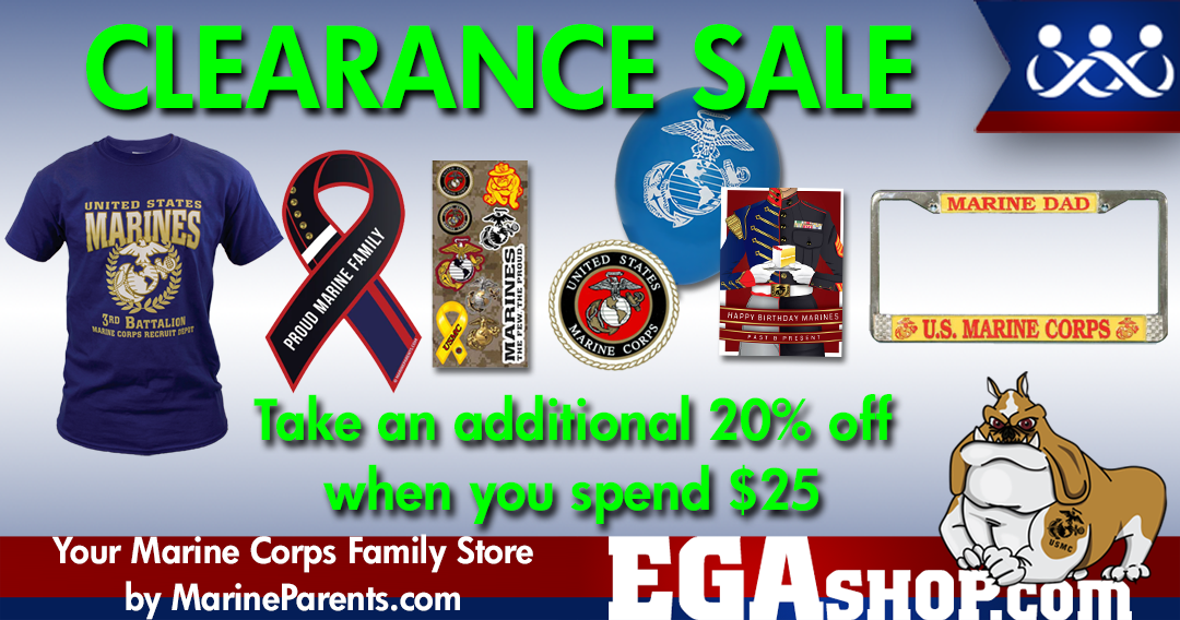 Clearance Sale at the EGA Shop Your Marine Corps Family Store