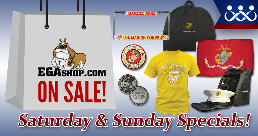 Saturday & Sunday Specials at the EGA Shop!